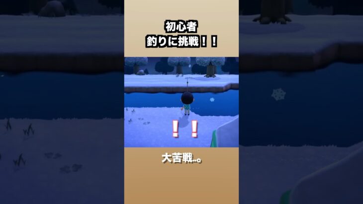 果たして釣れるのか..！！　#あつ森 　#あつまれどうぶつの森