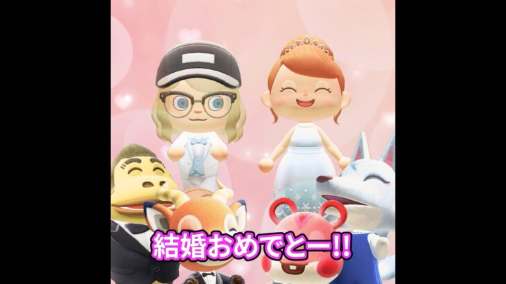 リュータ結婚のご報告(マジで) #あつ森 #あつ森アプデ