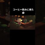 コーヒー飲みに来た #あつ森