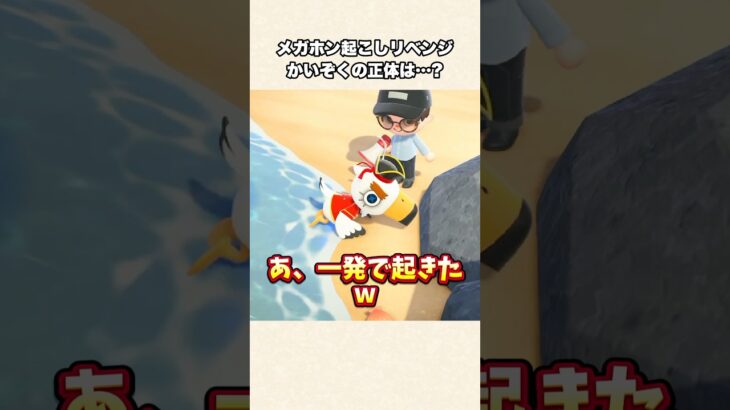 【あつ森】かいぞくの正体は！？新機能のメガホンで意外な真実がw【あつまれどうぶつの森】#shorts #あつ森