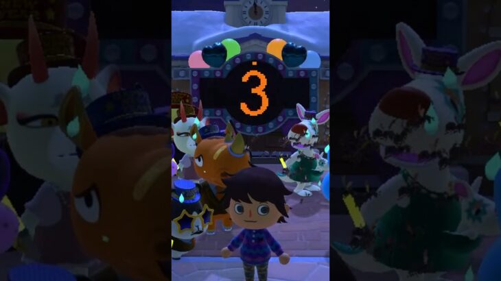 【あつ森】今年も大惨事なカウントダウンイベントwww #shorts #あつ森