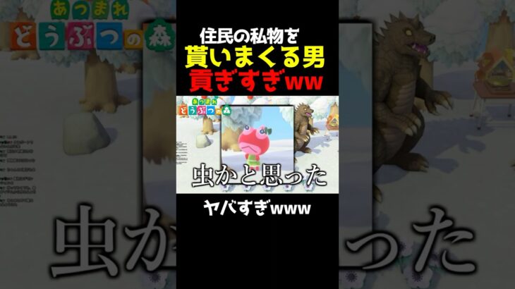 【あつ森】めっちゃ貢いでくれる住民wwww#あつまれどうぶつの森 #あつ森 #どうぶつの森 #ゲーム実況 #shorts #shortsvideo