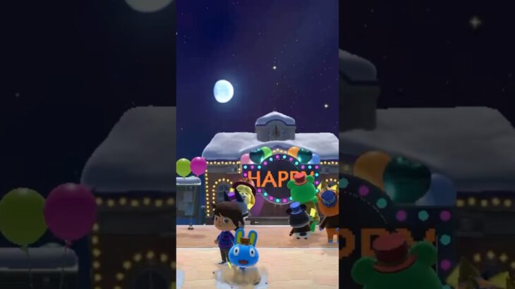 【あつ森】新年が始まると同時に落とし穴に落ちたプースケさんwwwww #shorts #あつ森