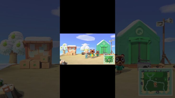 あつ森は寝れるぞ。データ消えてたので0からはじめました。#あつ森 #あつまれどうぶつの森