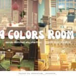 【あつ森】4色で作るお部屋レイアウト📗｜色の取り入れ方 │  acnh