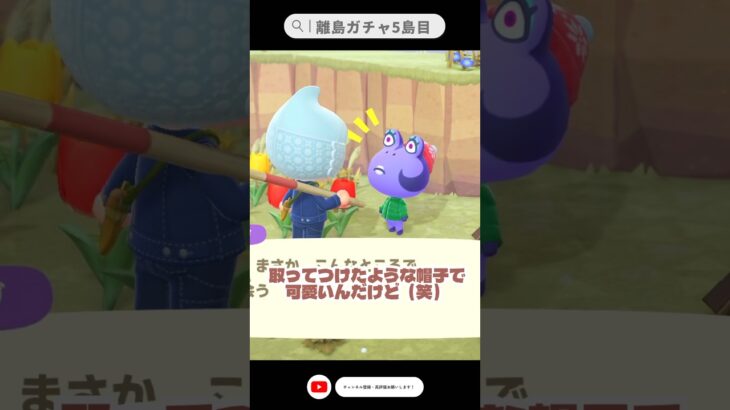 【あつ森】🏝️離島ガチャ5島目～再会🐸💜～