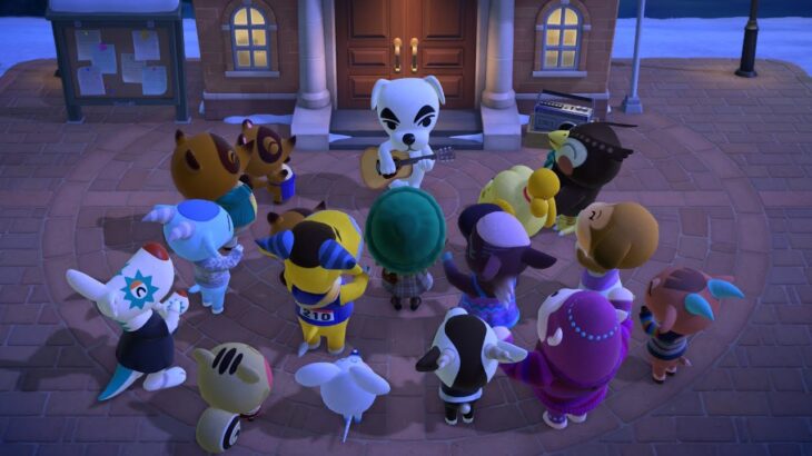 【あつ森6島目🏝️】バレンタインデーにとたけけがやってきたり、いまる民の島へ行ったりと盛り沢山だなも！