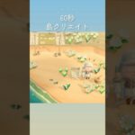 【あつ森】60秒でエリアの繋ぎ目と小さな砂浜をクリエイト🦢【島クリ】