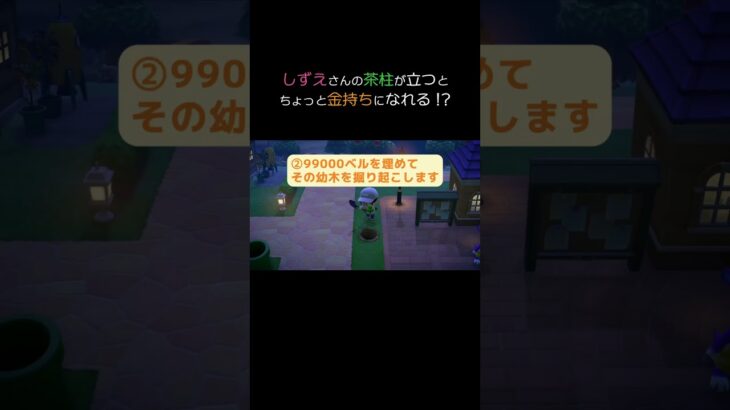 [あつ森] 高確率で99000ベル×3の金のなる木にする方法 #あつ森 #animalcrossing