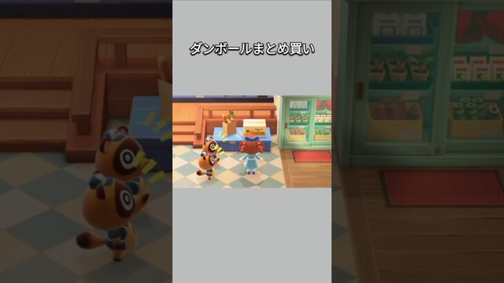 【あつ森】かっぺいの納品素材集めで苦労してたダンボールがタヌキ商店に！ここぞとばかりにまとめ買い！これだけあれば当分困らなさそう😆✨【あつまれどうぶつの森】【どうぶつの森】【ACNH】 #short