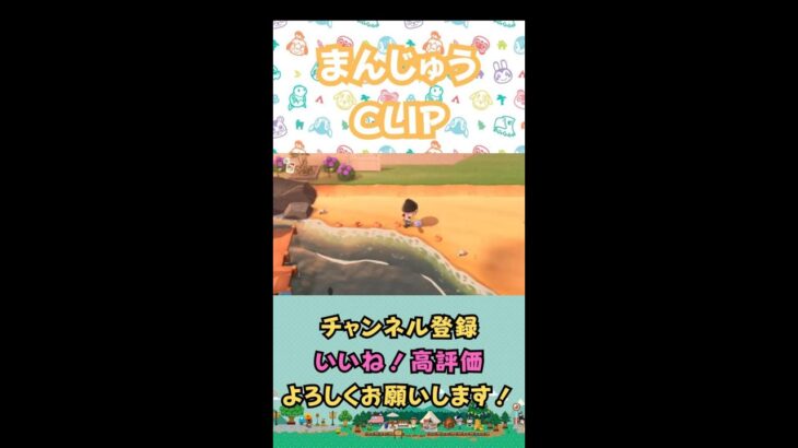 【まんじゅうCLIP】あつ森すべてをわきつぶしたおじいさんの末路　海岸編 #vtuber #ゲーム