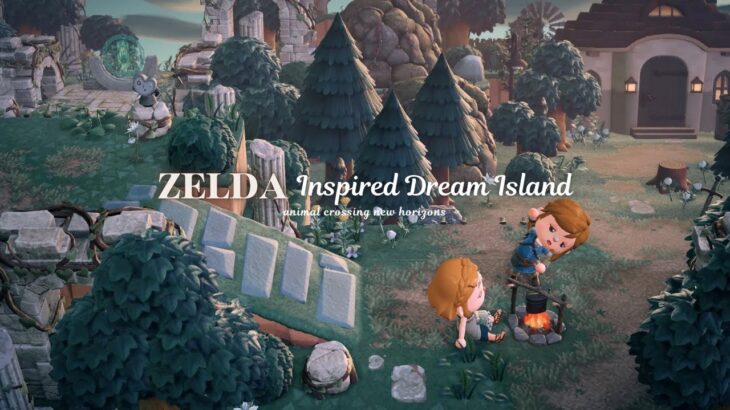 【あつ森】コラボ家具 | ゼルダがテーマの夢の島作り🛏️☁️| Creating a Zelda Inspired Dream Island【島クリエイター】