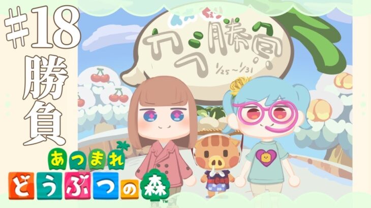 【ときどきあつ森生活 / Day.18】いおちぇりカブ勝負の行方は！？🏠🌳⛄【あつ森】