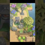 にぎやかだった島の、帰り道。 #あつ森 #acnh  #和風島 #エモい