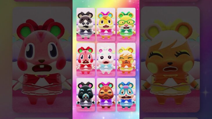 【けけアイドル】全ハムスターがアイドルに大変身！ #あつ森 #けけアイドル #animalcrossing #あつまれどうぶつの森