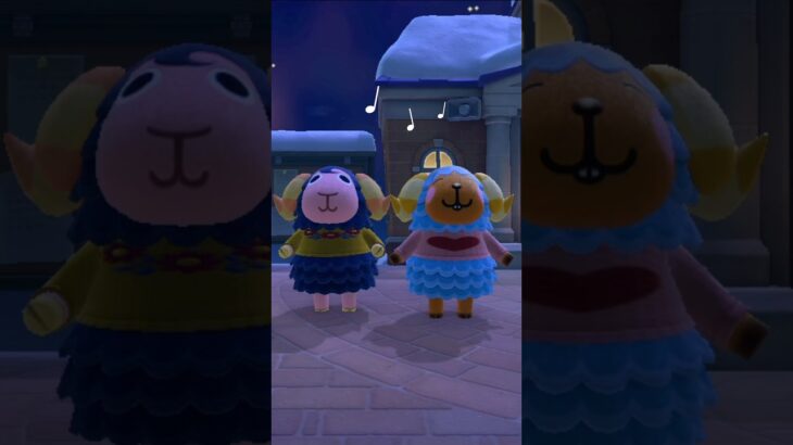 ひつじシスターズ🐏🐑♩〜⁺⊹˚. #あつ森 #あつまれどうぶつの森 #animalcrossing #癒し