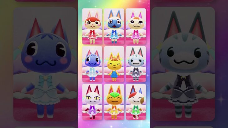 【けけアイドル】センターまいこちゃんのネコアイドルグループ #あつ森 #けけアイドル #animalcrossing #あつまれどうぶつの森