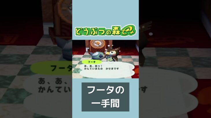 あつ森にはないフータからの一手間【どうぶつの森e+】