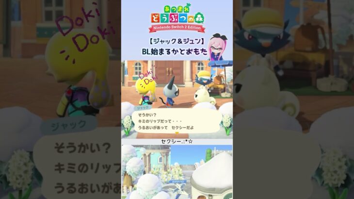 キザなふたり… #あつ森 #nintendoswitch2