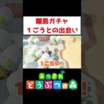 やっと出会えた１ごう【あつ森】#ゲーム実況 #shorts #あつ森 #厳選 #離島ガチャ #１ごう