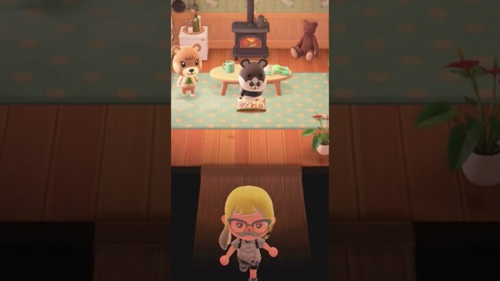 笑顔！？　#あつ森  #切り抜き #shorts