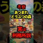 【闇考察】あつ森の舞台は“刑務所”だった可能性#都市伝説#怖い話#雑学#shorts