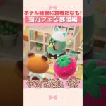 【あつ森】ホテル経営ごっこ 猫カフェ編 #shorts #acnh