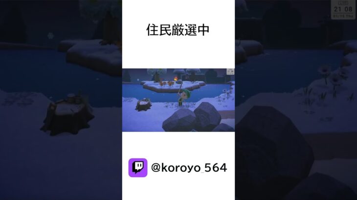 う〇ことの邂逅【あつまれどうぶつの森】 #あつ森  #あつまれどうぶつの森#shorts #animalcrossing