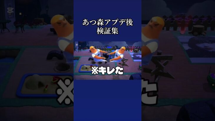 あつ森アプデ後検証集 #あつまれどうぶつの森 #あつ森 #ゲーム実況 #とびだせどうぶつの森