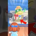 プレゼントを蹴って拒否するかっぺい #あつ森 #あつ森アプデ