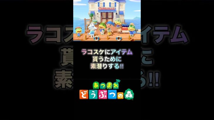 【あつ森】ホタテを求めて‼︎#あつ森 #ラコスケ