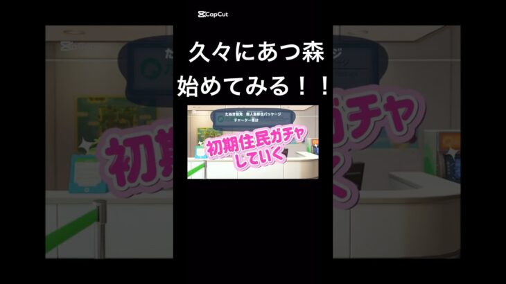 島暮らし始めます　#あつ森