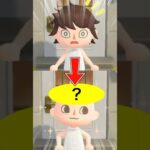 激しめに寝癖を直した結果 #あつ森 #あつ森アプデ