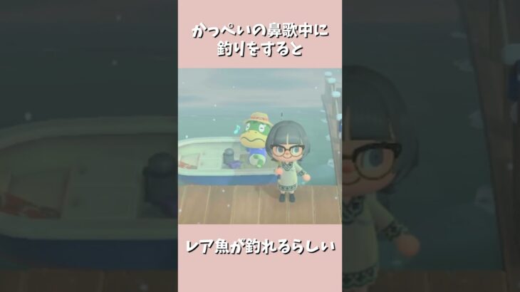 【あつ森】かっぺい鼻歌中にレア魚は釣れるのか