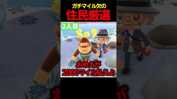 【あつ森】少ないマイルで理想の住民が住む理想の島を作る男