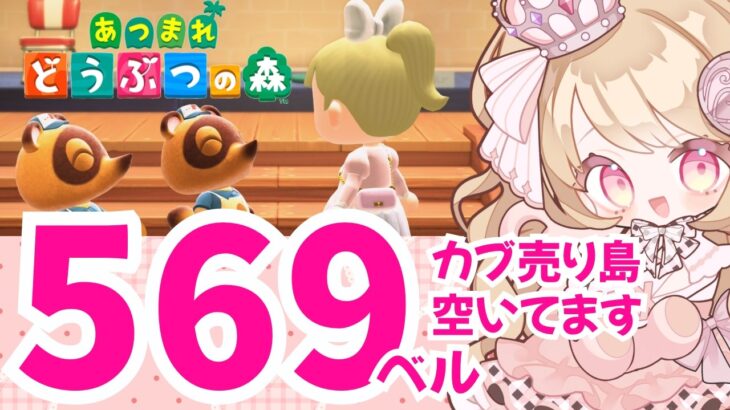 【あつ森】カブ高騰島無償開放 【参加型】あつまれどうぶつの森