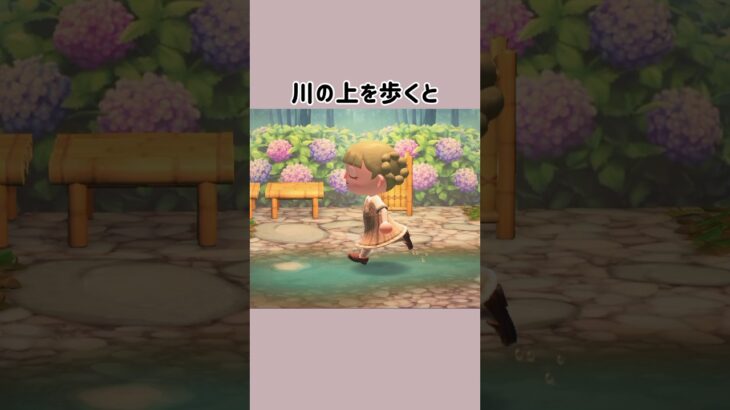 【あつ森】川の上を歩く！？