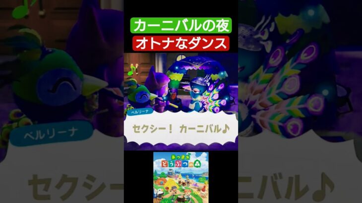 【#あつまれどうぶつの森 】カーニバルの夜【#あつ森 】