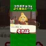 あつ森のコラボチョコをよく見ると？