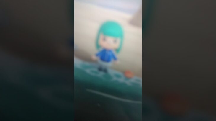 _あつ森_めっちゃ見えにくいけどあつ森で自分の代理っぽい服とか着た　#あつまれどうぶつの森