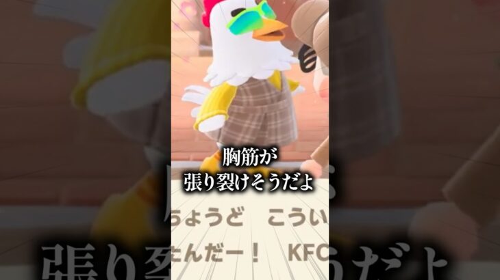 【あつ森】脳筋ケンタ、ワンピースで筋トレ開始