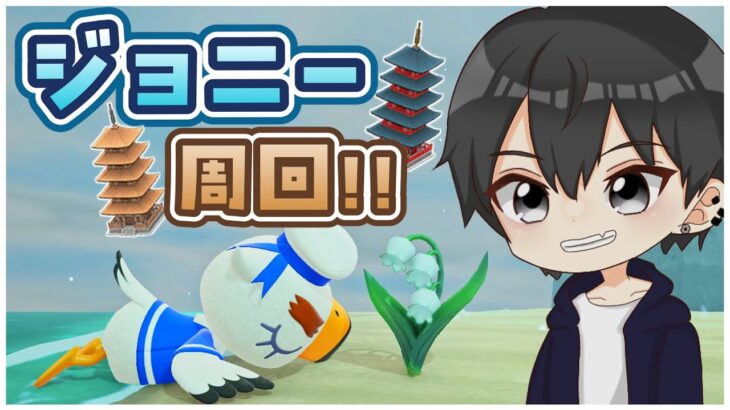 【あつ森】五重塔がたくさん欲しいからジョニー周回するぞ！和風島【あつまれどうぶつの森】