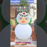 アプデ後も雪だるまになれる？【あつ森】@ほのげ