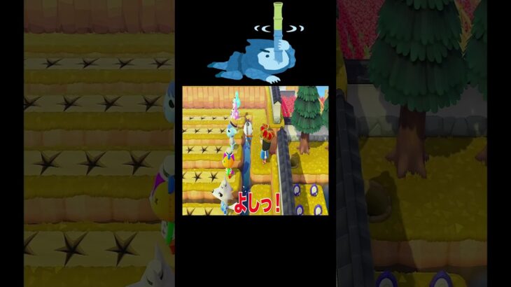 新バグ×蜂×落とし穴レースがカオスすぎた😱🕳️🐝#あつ森 #落とし穴レース