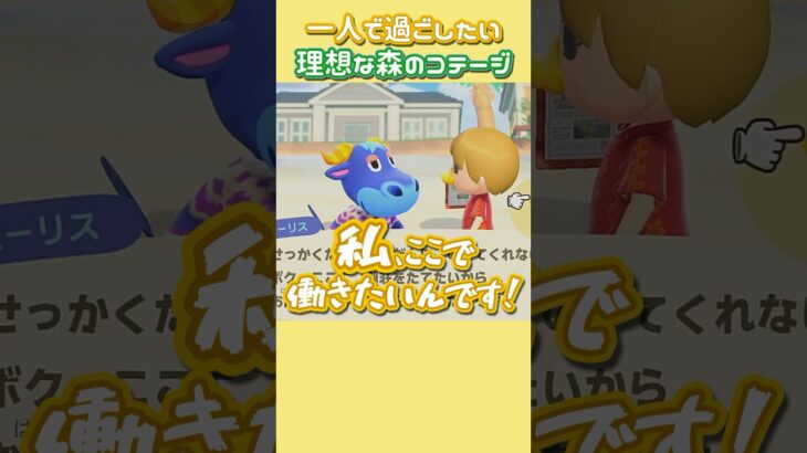 ここでテレワークしたい理想のコテージ。【 あつ森 】 #あつ森 #vtuber #shorts