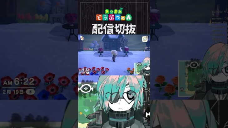 【あつ森】自宅が0.5マスずれている事に気づいてしまう､どうすれば・・・　 #個人vtuber  #配信切り抜き #切り抜き動画 #あつまれどうぶつの森