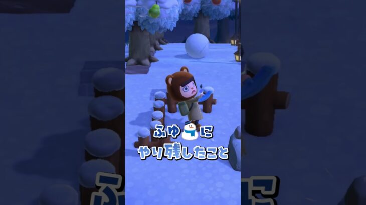 【あつ森】皆さんは大丈夫?!私が毎年、冬にやり忘れること💡また、12月まで待ちましょう(´ε｀ )#あつ森