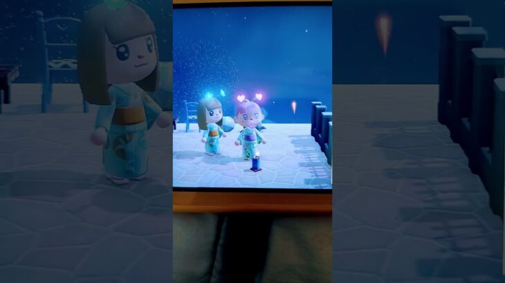 #あつ森 ゆりちゃん一階にと花火大会その2