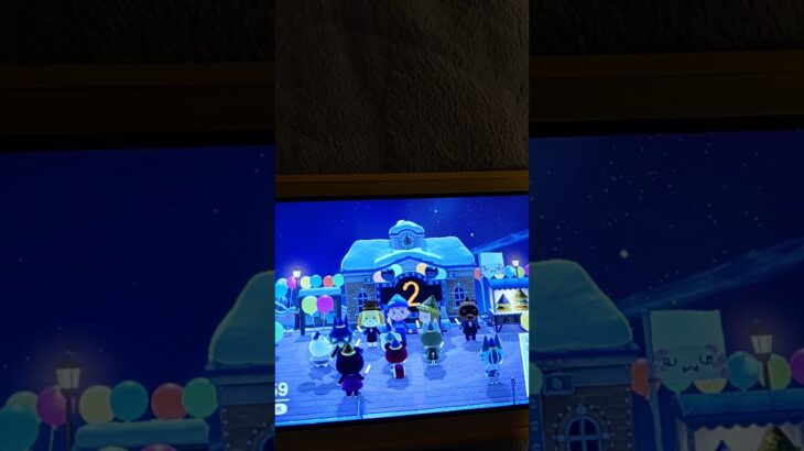 ゆりちゃんと一階に #あつ森 カウントダウン2025年→2026年 #あつ森 #あつまれどうぶつの森 #ゲーム