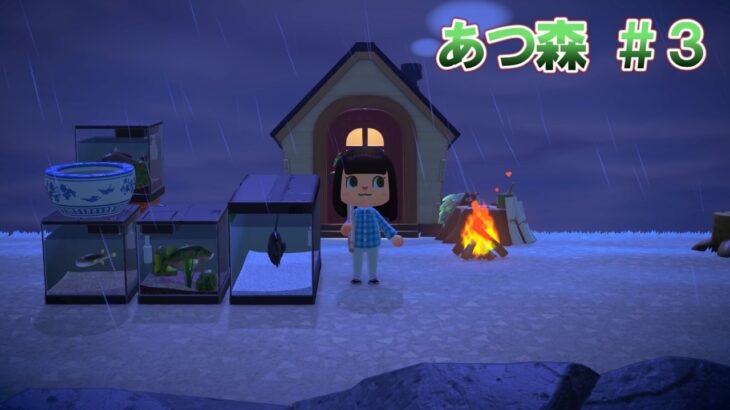 【あつ森 #3】深夜のまったりあつ森
